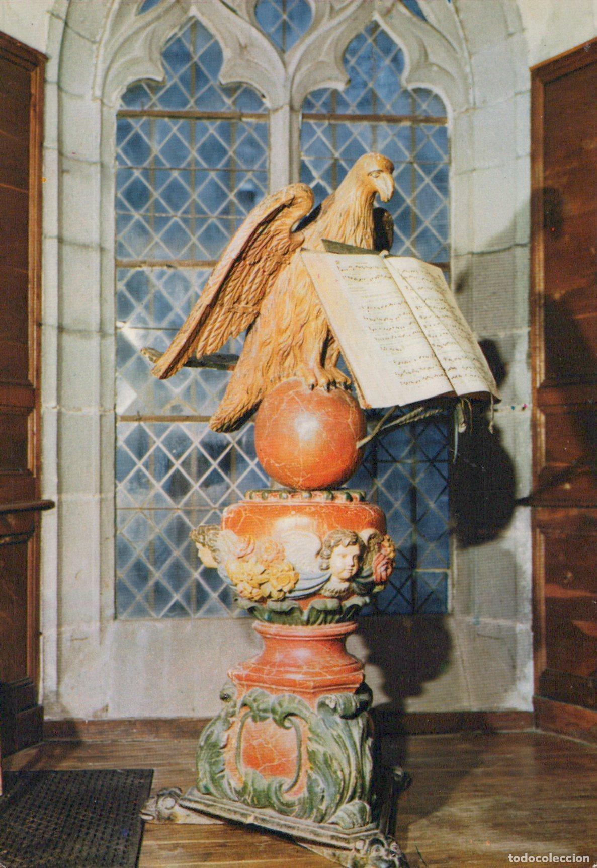 Postcards: France Saint Flour Cath&eacute;drale Lutrin Bois Polychrome Art Unposted *YAA962