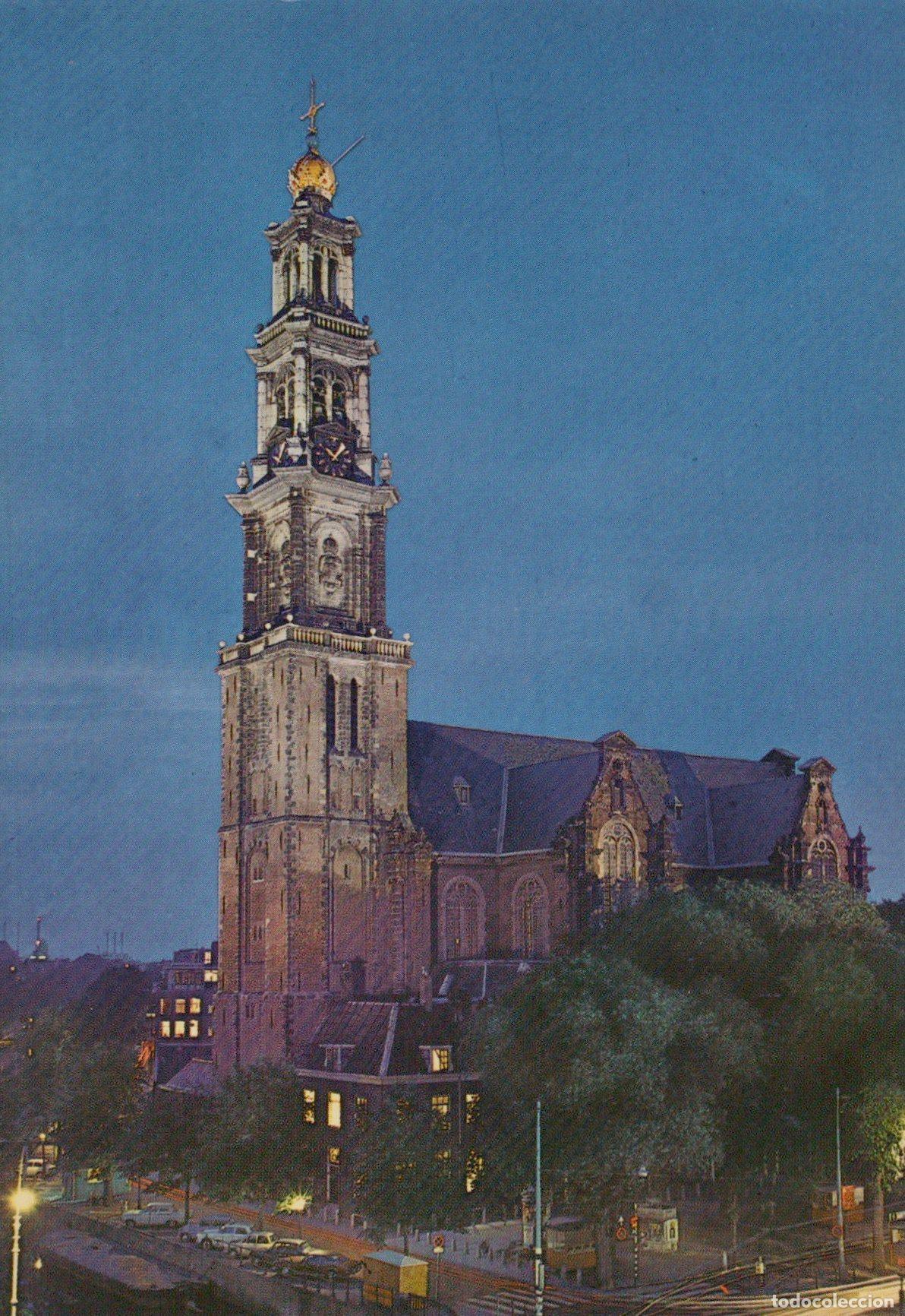 Postcards: Nederland Amsterdam Westertoren Westerkerk Architectuur Unposted *YAA970