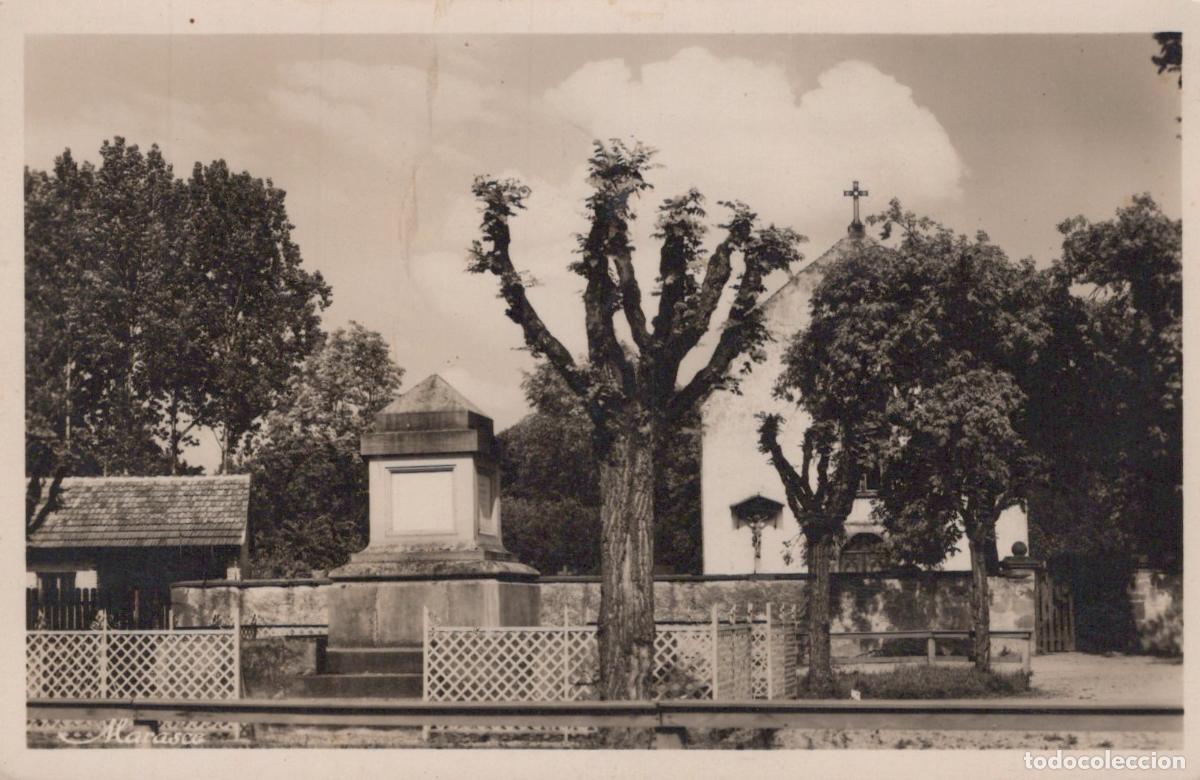 Postcards: France Ostwald Monument Aux Morts et &Eacute;glise Paysage Real Photo *YAA688