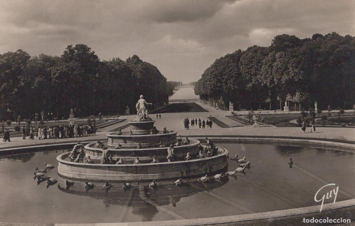 Cartes Postales: France Versailles &Icirc;le de Bassin de Latone Grand Canal Post&eacute;e 1946 *YAA707