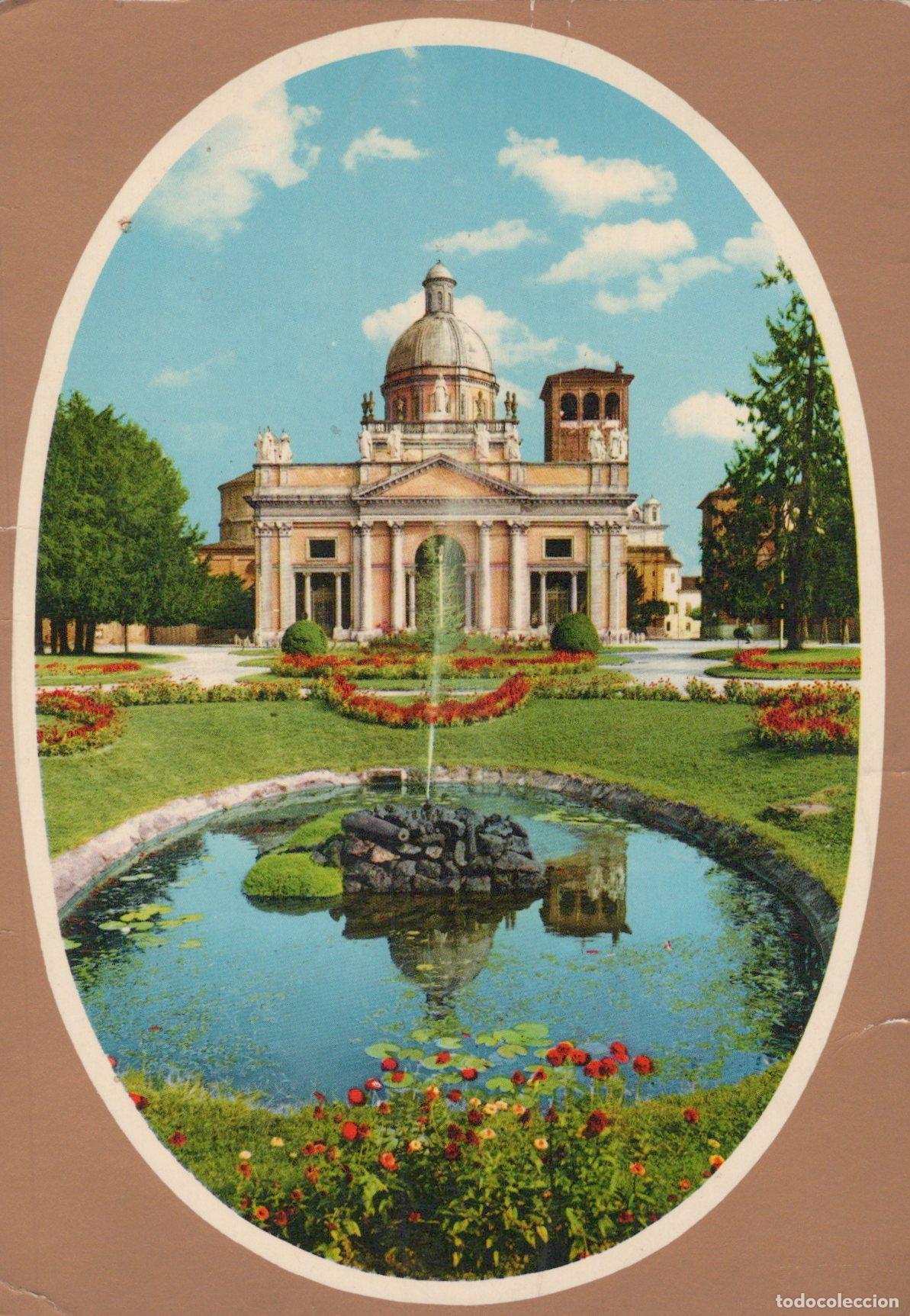 Cartes Postales: Italia Vercelli Duomo Cattedrale Giardino Fontana Affrancata Unposted *YAA989