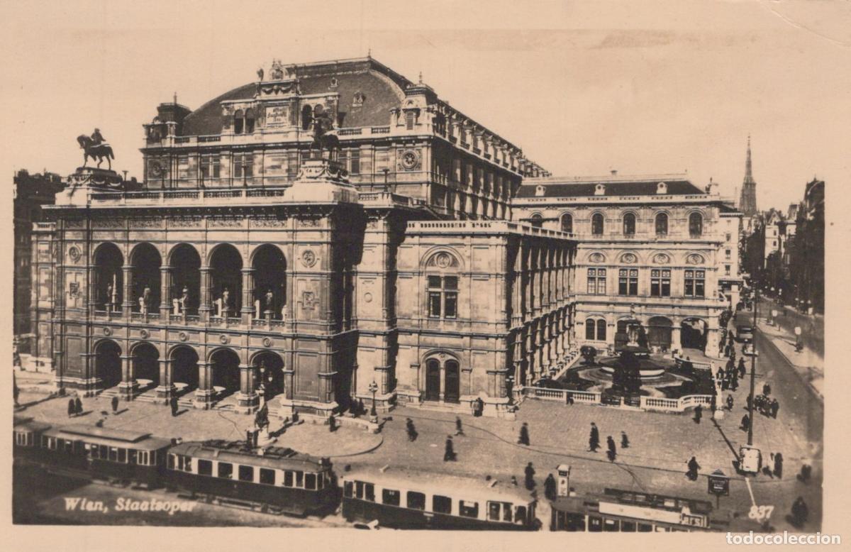 Cartes Postales: &Ouml;sterreich Vienna Wien Staatsoper Architektur Stra&szlig;enbahnen Stadtleben *YAA721