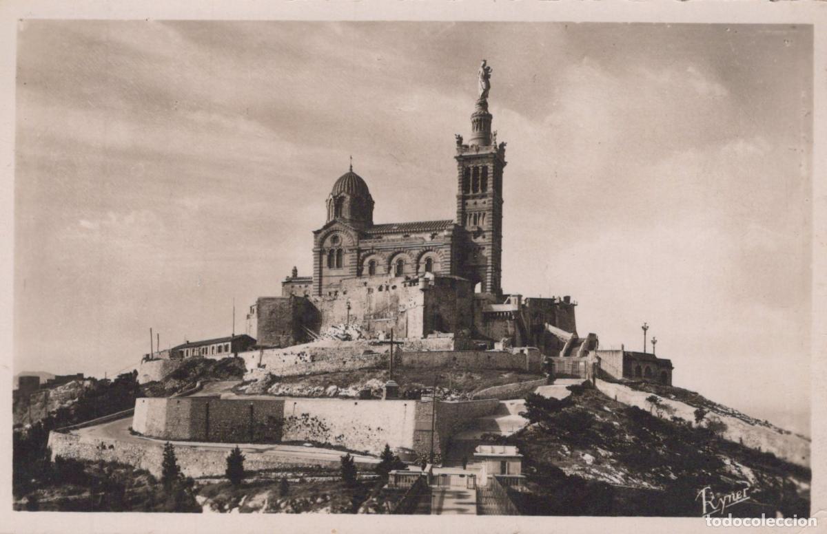 Cartes Postales: France Marseille Notre Dame De La Garde Real Photo Unposted *YAA734