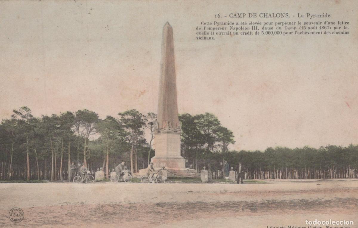 Cartes Postales: France Chalons Grand Est Camp Militaire la Pyramide Monument Napol&eacute;on *YAA739