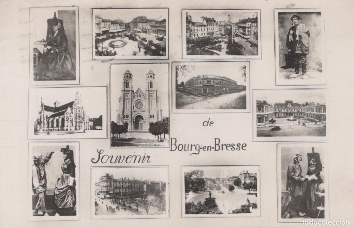 Cartes Postales: France Bourg en Bresse Vues Ville et Costumes Traditionnels *YAA736