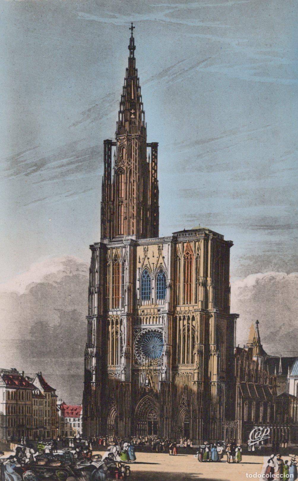 Cartoline: France Strasbourg Cath&eacute;drale Notre Dame Architecture Gothique Unposted *YAA843