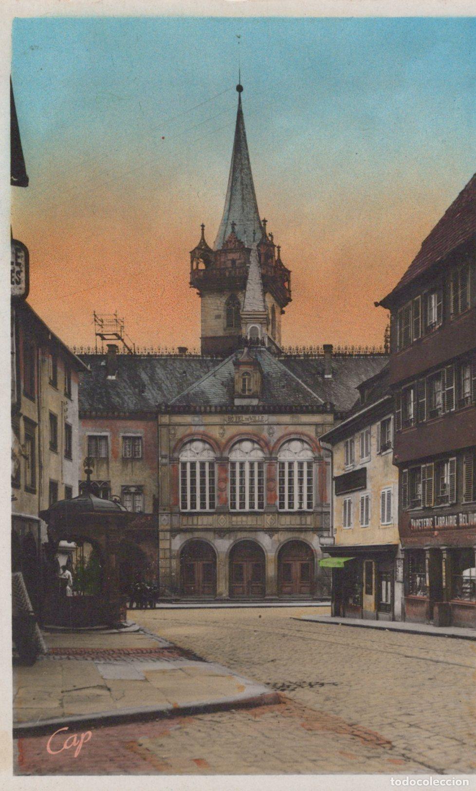 Cartoline: France Obernai H&ocirc;tel de Ville Rue du Chanoine Cyss Puits Unposted *YAA856