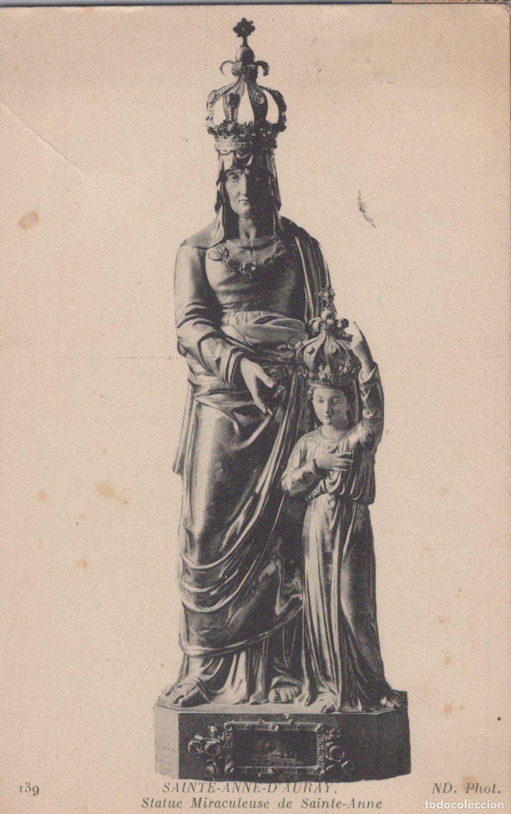 Cartoline: France Sainte Anne D Auray Statue Miraculeuse Sainte Anne *YAA858