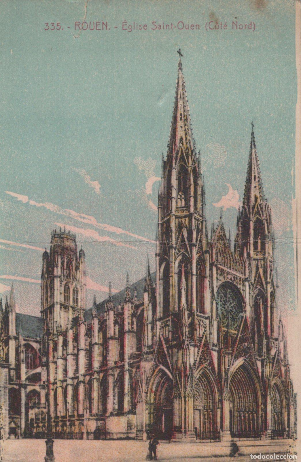 Cartoline: France Rouen Normandie &Eacute;glise Saint Ouen Architecture Gothique *YAA863