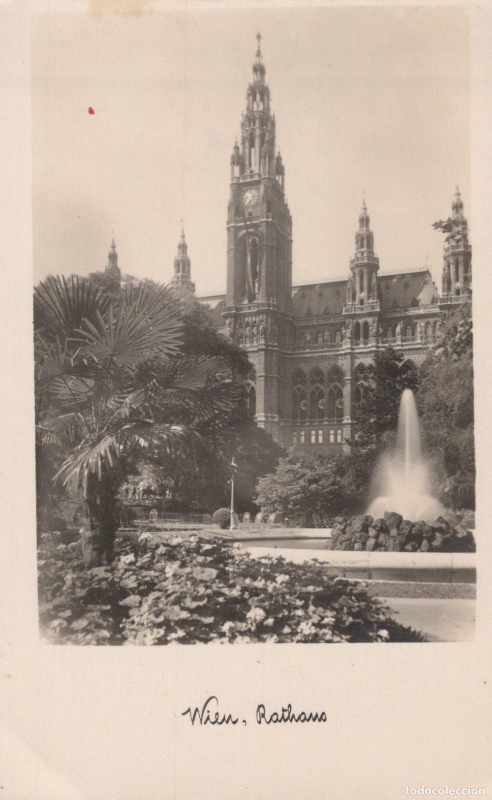 Cartoline: &Ouml;sterreich Wien Rathauspark Neogotisches Rathaus Architektur Unposted *YAA878