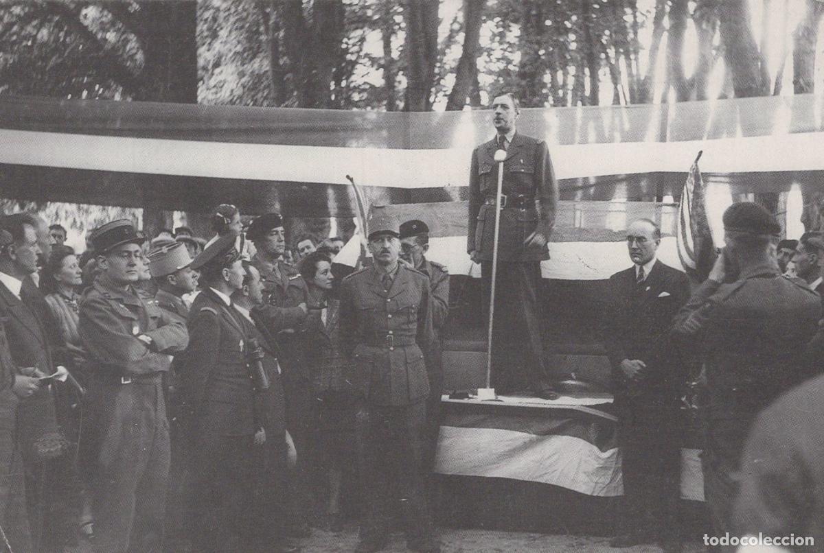 Cartoline: France Bayeux Normandie Charles de Gaulle Discours Historique Unposted *YAA903