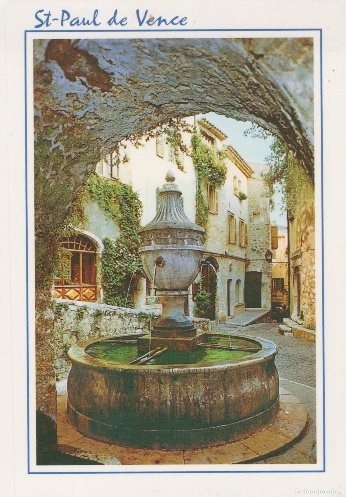 Postales: France Saint Paul de Vence Fontaine Historique *YAA938
