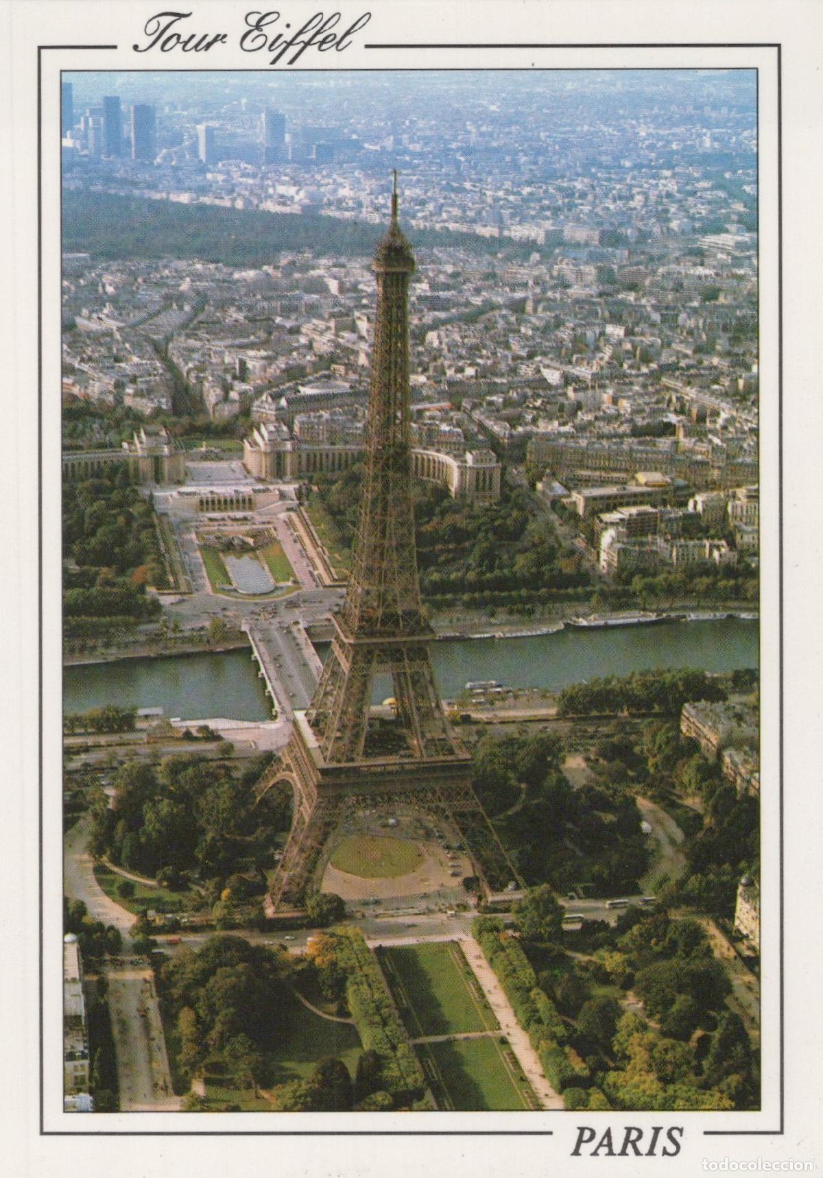 Postales: France Paris &Icirc;le de Tour Eiffel Vue A&eacute;rienne *YAA943