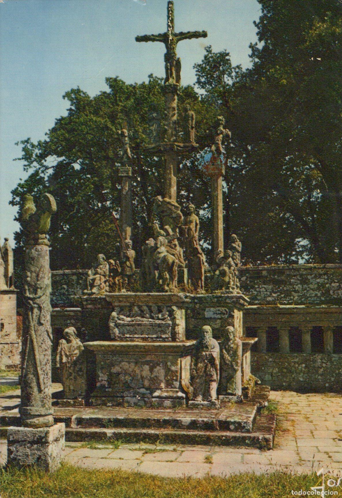 Postales: France Guehenno Morbihan Calvaire Granit 1550 Restaur&eacute; Monument Unposted *YAA946