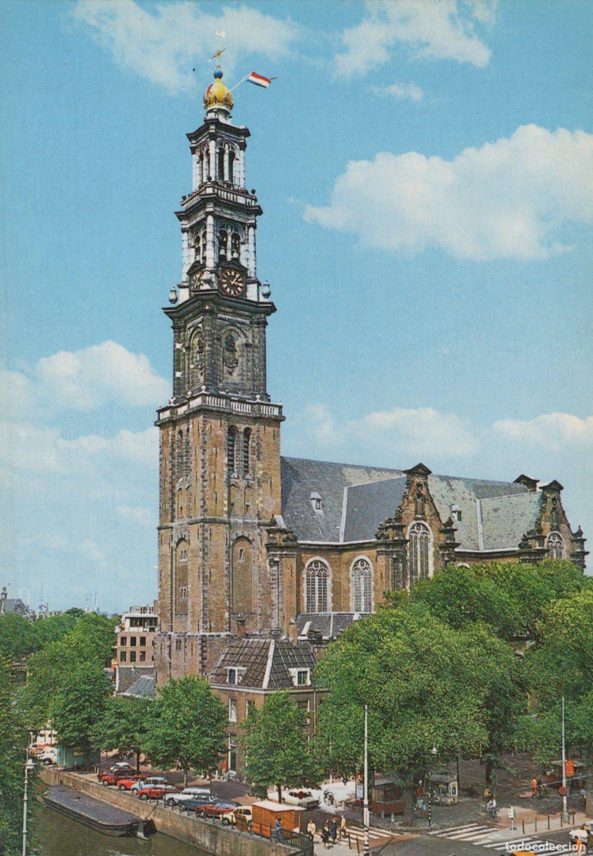 Postales: Nederland Amsterdam Westerkerk Iconische Architectuur Aan Unposted *YAA948
