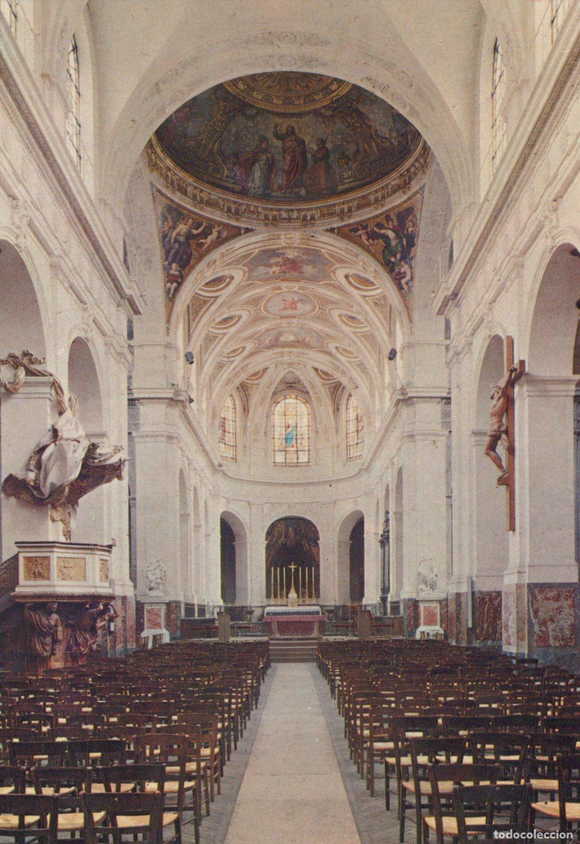 Postales: France Paris &Icirc;le de &Eacute;glise Saint Roch Choeur Int&eacute;rieur Baroque Unposted *YAA986