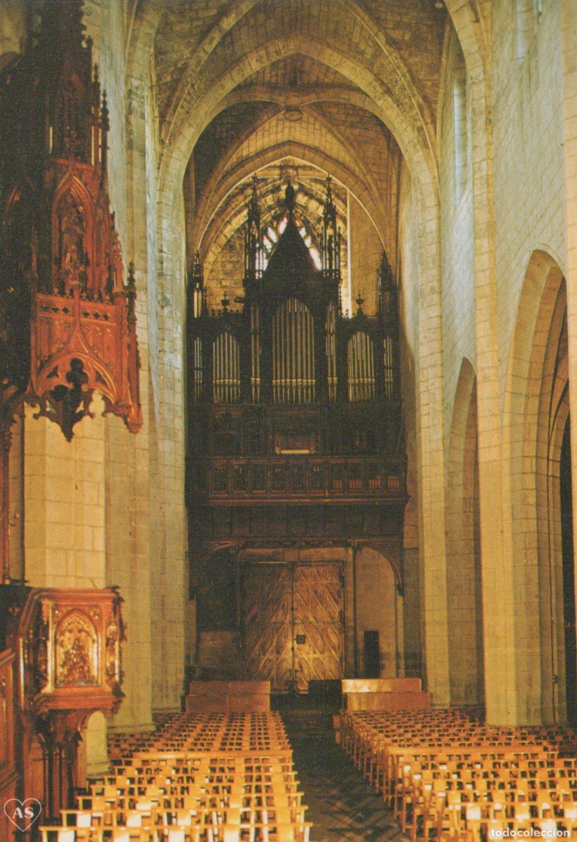 Postales: France Saint Flour Cath&eacute;drale Int&eacute;rieur Orgue Chaire Unposted *YAA988
