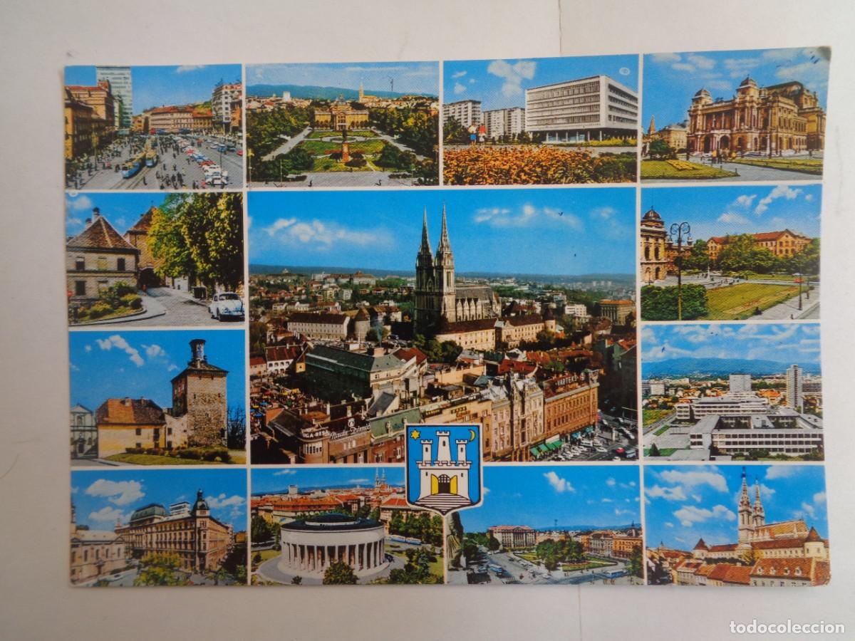 Postales: POSTAL DE ZAGREB ( YUGOSLAVIA EPOCA COMUNISTA ). CIRCULADA A AUSTRIA