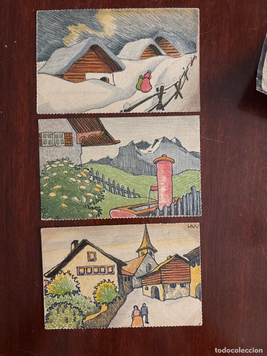 Postales: Lote de tres postales centroeuropeas