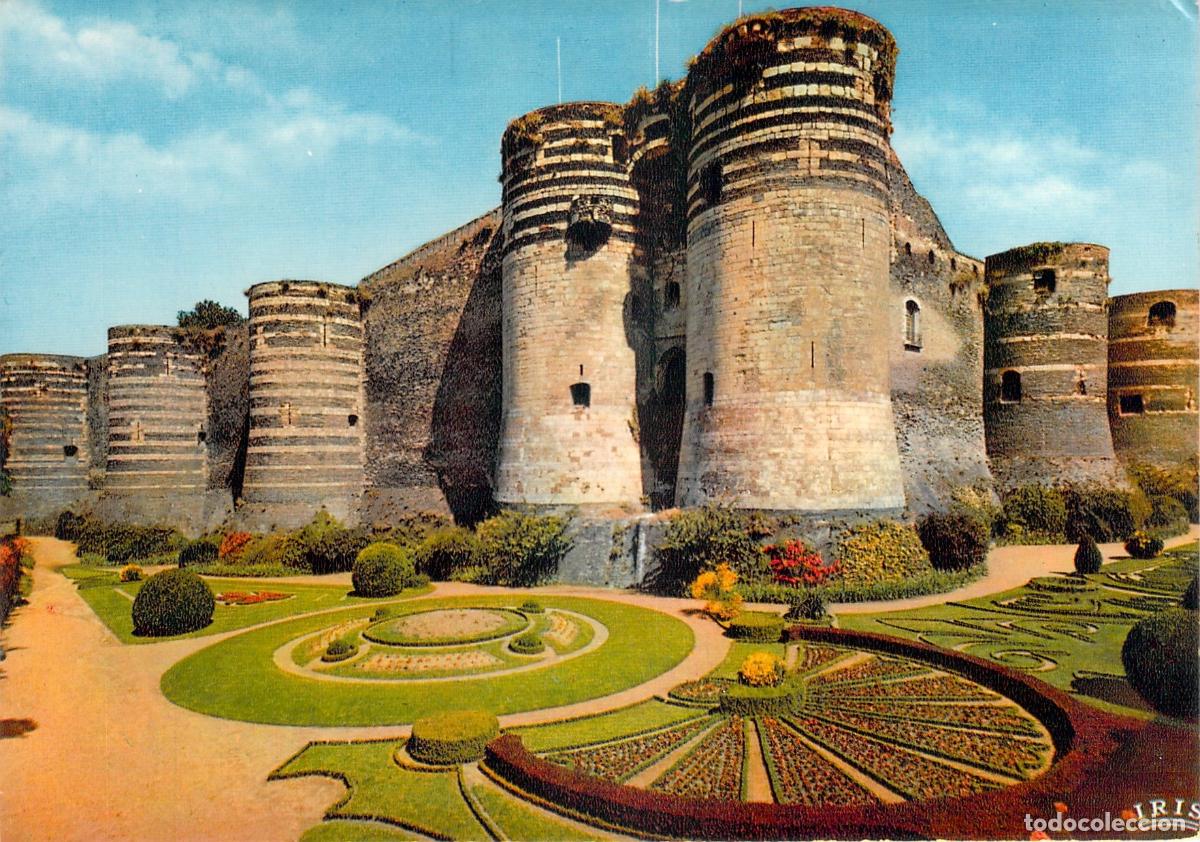 Postales: Postal de Angers, Francia, El Castillo y sus Jardines