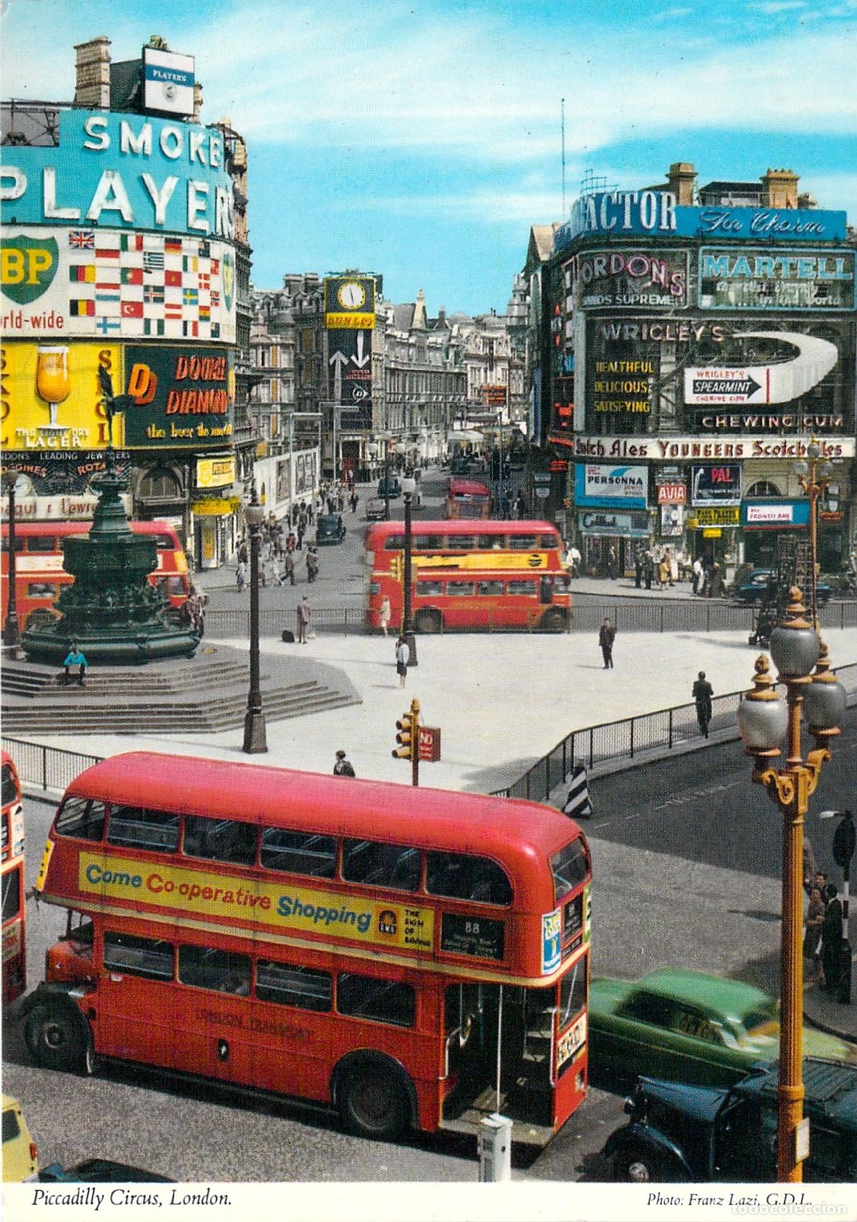 Postales: Postal de Piccadilly Circus en Londres