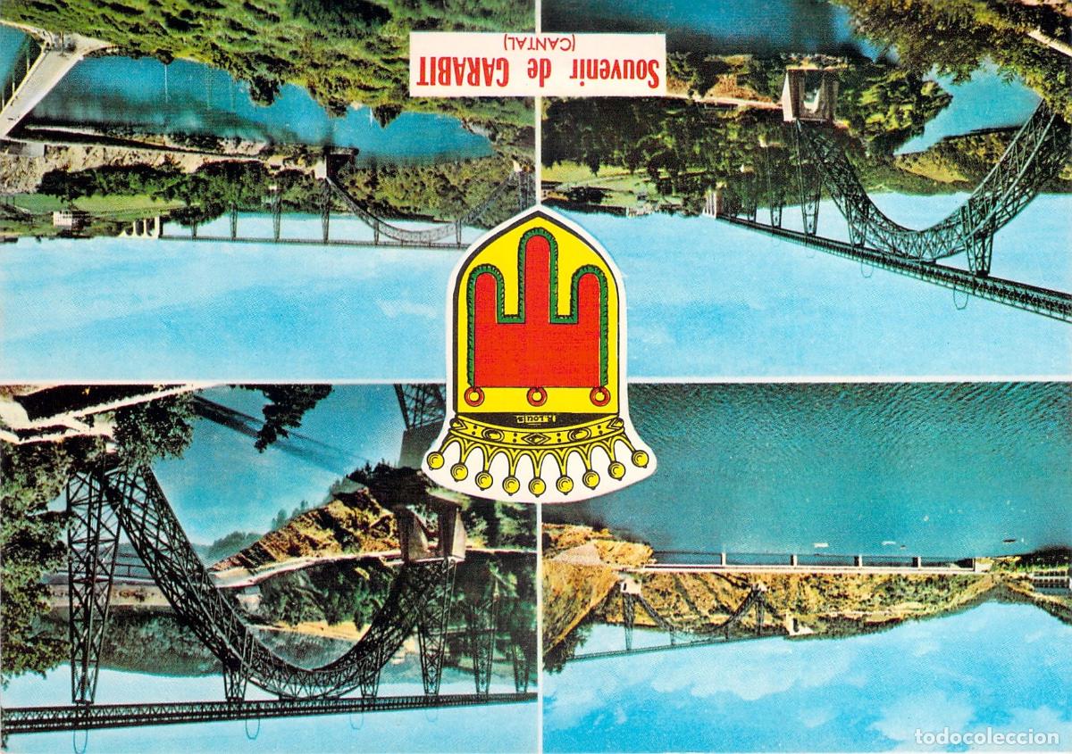 Postales: Postal del Viaducto de Garabit con Escudo