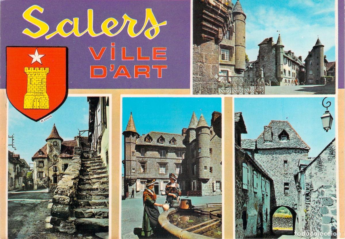 Postales: Postal de Salers Cantal Francia Ciudad de Arte