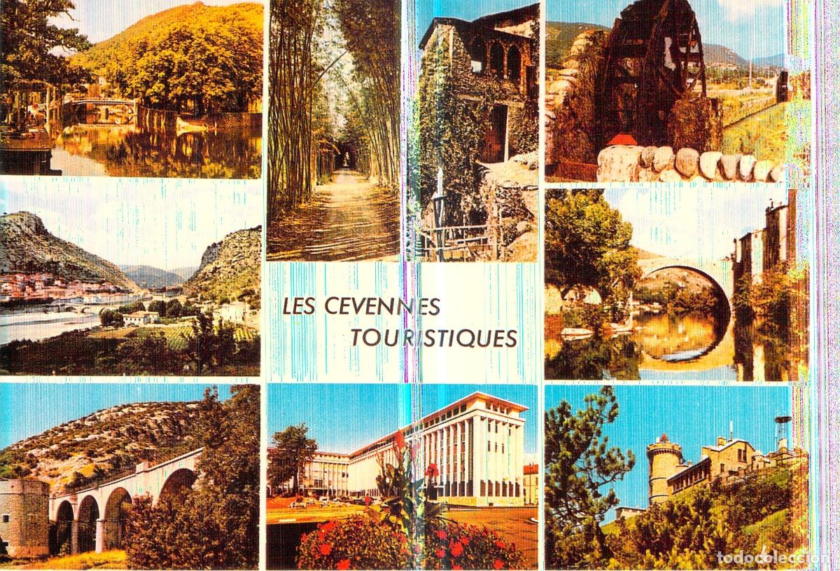 Postales: Postal de los C&eacute;vennes Francia: Valleraugue Ganges Anduze Le Vigan Al&egrave;s