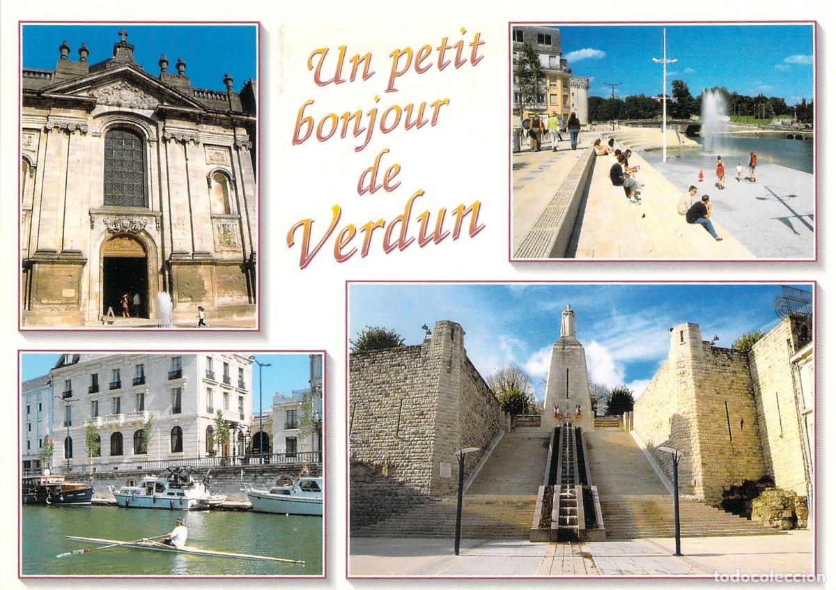 Postcards: Postal de vistas tur&iacute;sticas de Verdun Francia