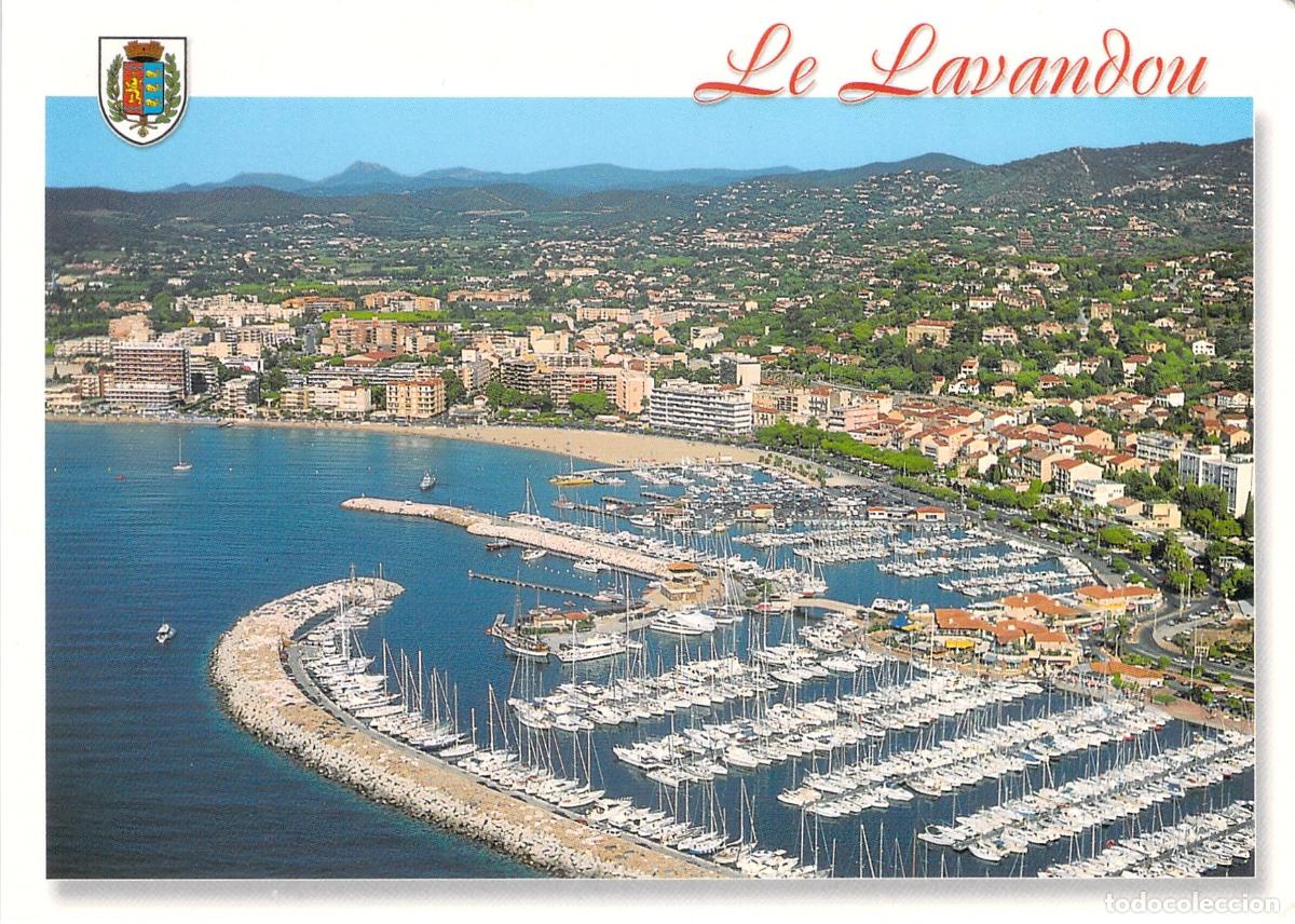 Postcards: Postal de Le Lavandou vista panor&aacute;mica del puerto en Francia