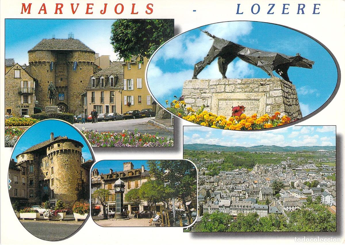 Postcards: Postal de Marvejols y la Bestia de G&eacute;vaudan en Loz&egrave;re