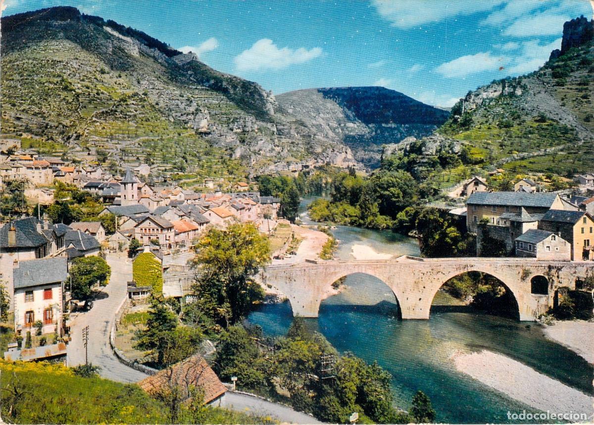 Cartoline: Postal de Sainte-Enimie y las Gorges du Tarn en Loz&egrave;re