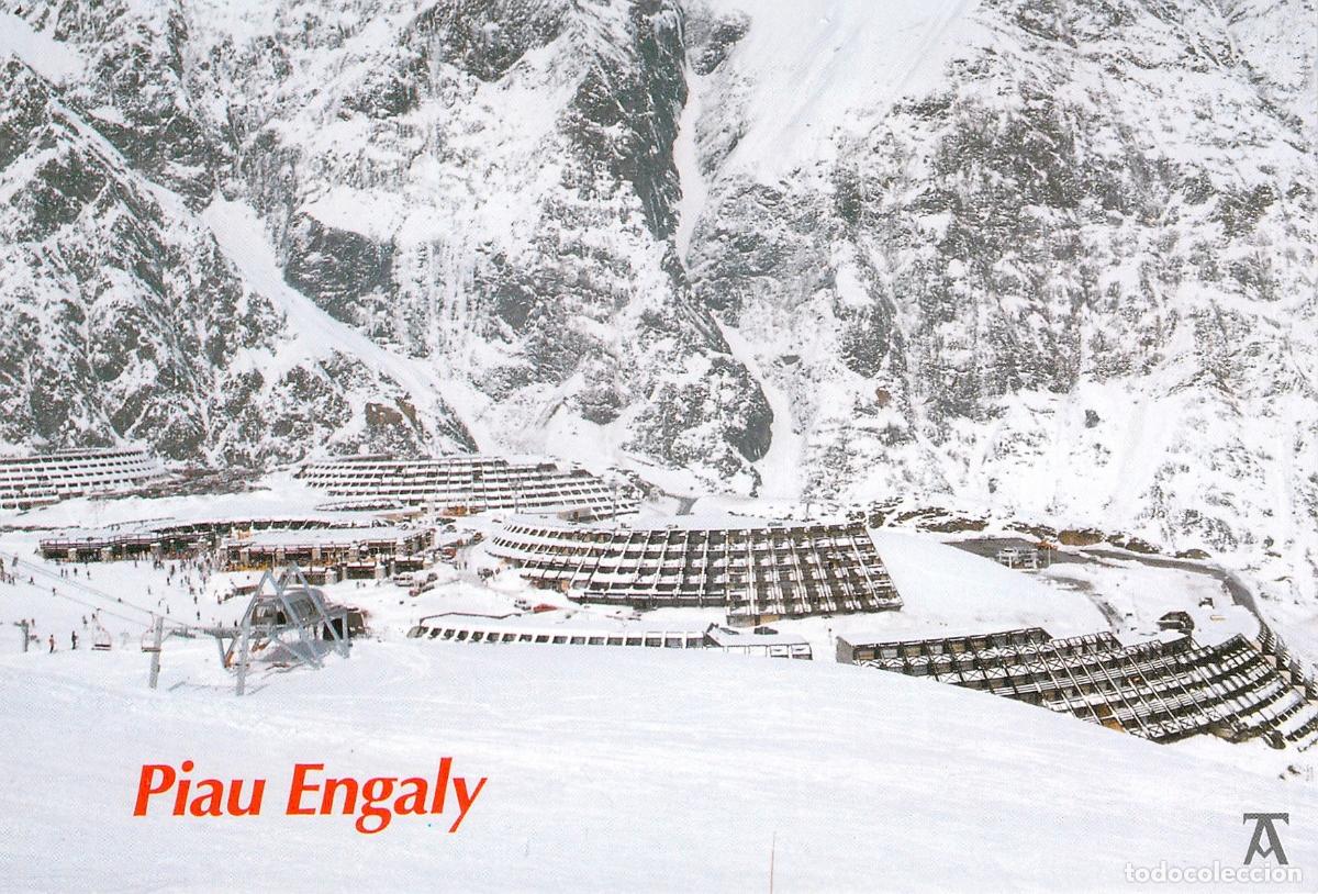 Postales: Postal de Piau Engaly Estaci&oacute;n de Esqu&iacute; en los Pirineos Franceses
