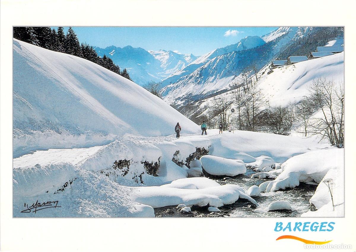 Postais: Postal de Esqu&iacute; en Bar&egrave;ges Hautes-Pyr&eacute;n&eacute;es