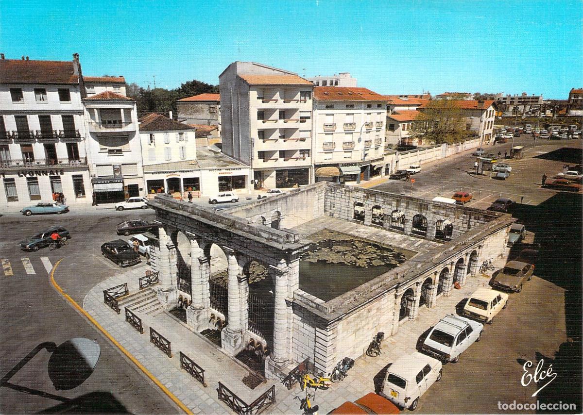 Postais: Postal de Dax Francia Fuente Termal Fontaine Chaude