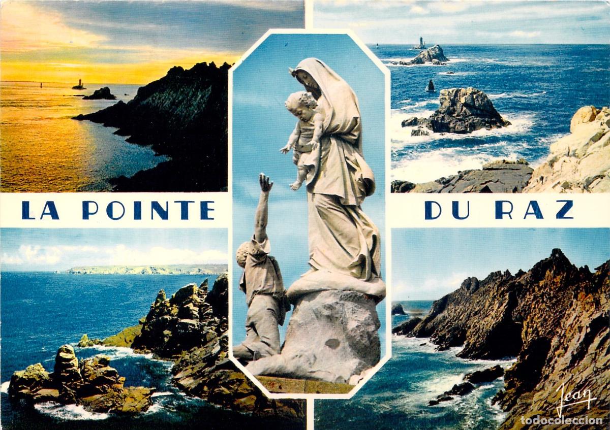 Cartes Postales: Postal de la Costa en La Pointe du Raz Breta&ntilde;a