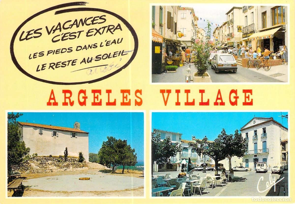 Cartes Postales: Postal de Argel&egrave;s-sur-Mer, vistas del pueblo franc&eacute;s