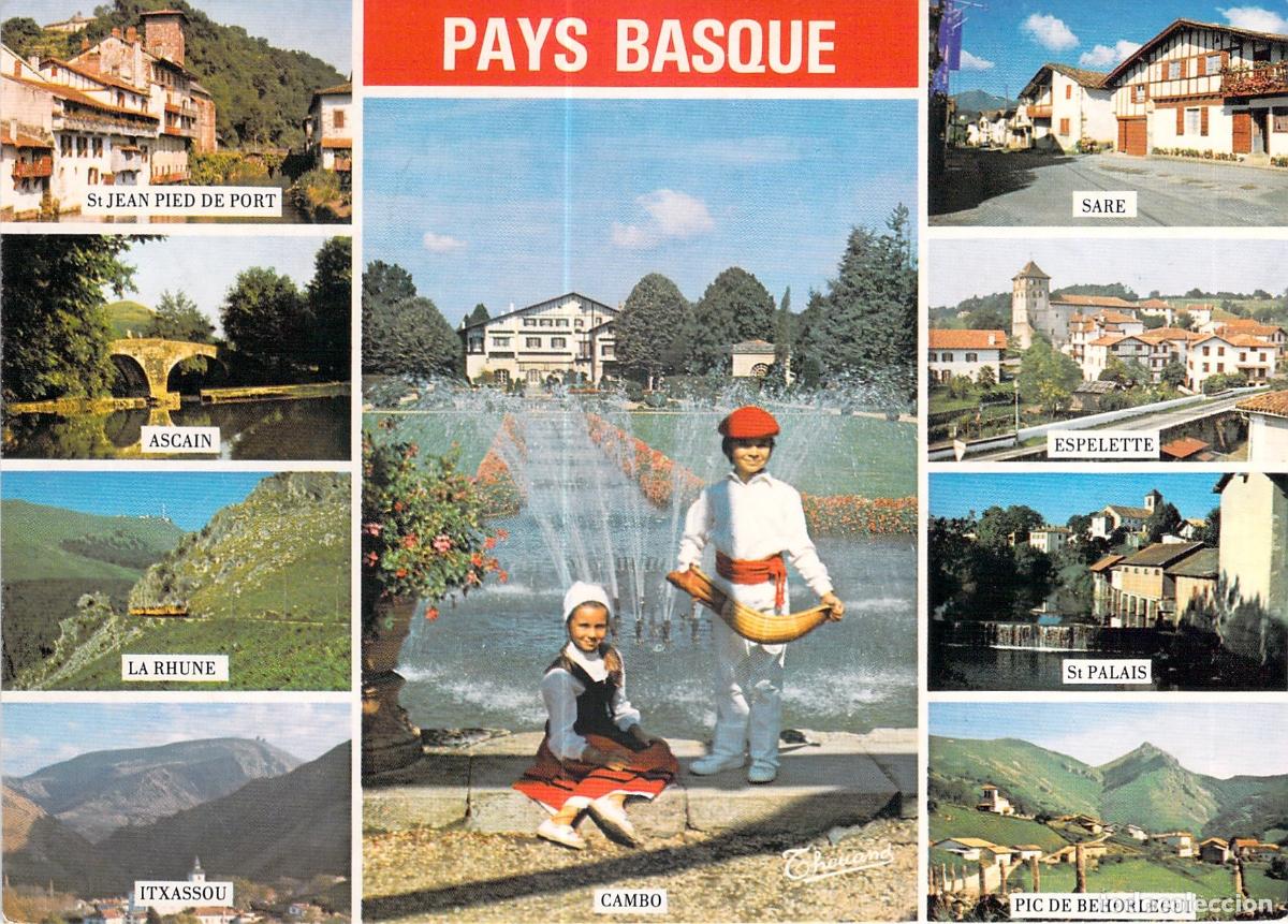 Cartes Postales: Postal multi-vista de paisajes y tradiciones del Pa&iacute;s Vasco
