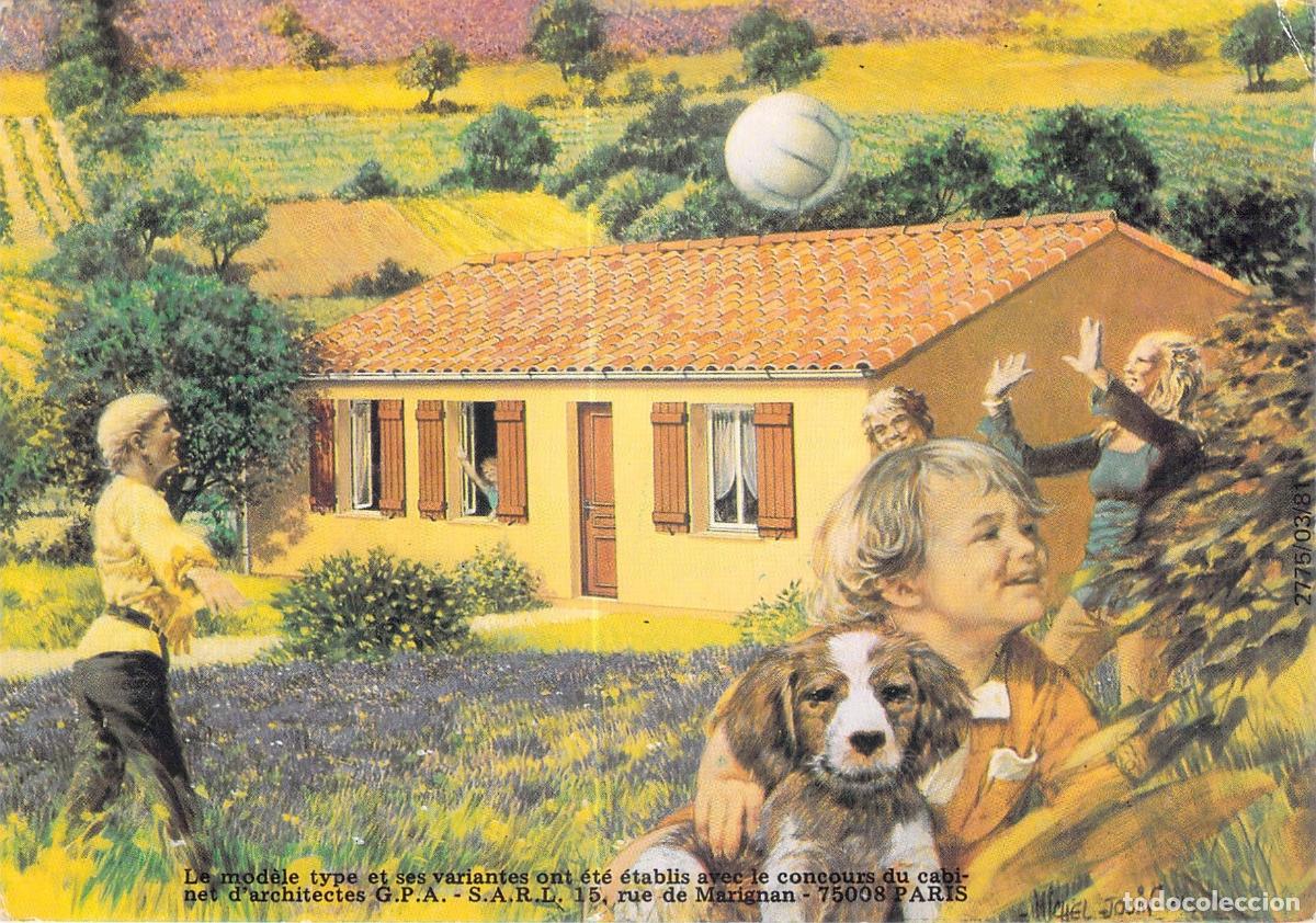 Cartes Postales: Postal publicitaria de vivienda modelo Prima en Francia