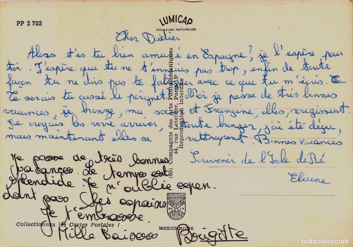 Postales: Postal humor&iacute;stica con vaca y forma de coraz&oacute;n - Foto 2