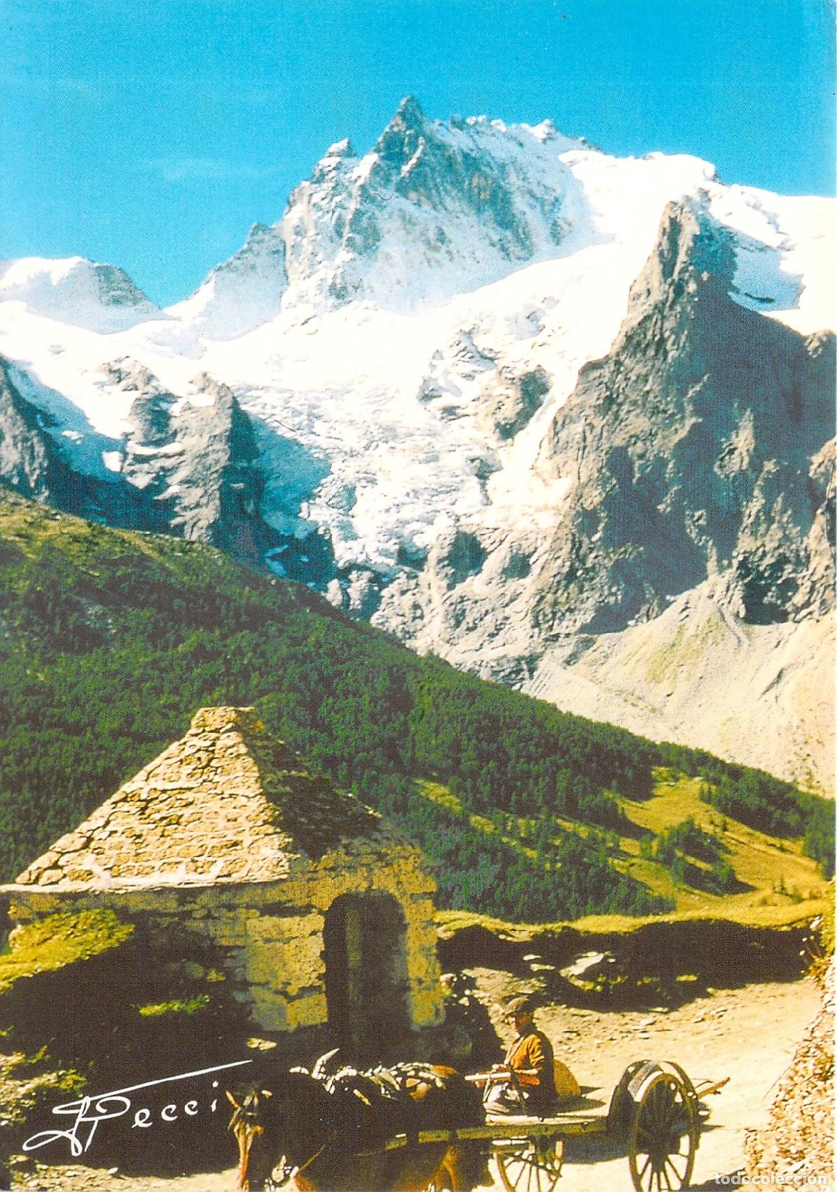 Postais: Postal de los Alpes en Les Arcs Francia