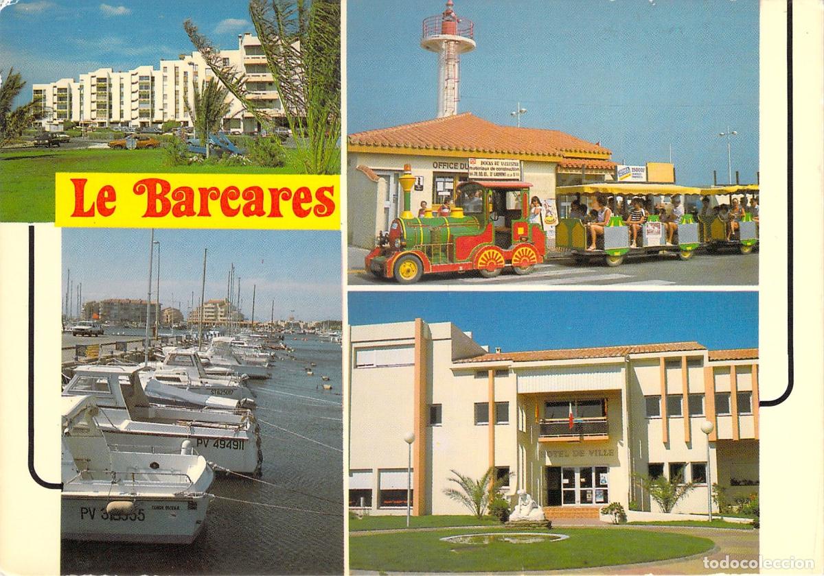 Cartoline: Postal de Le Barcar&egrave;s Francia Multi-vista Tur&iacute;stica