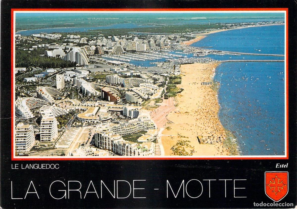 Cartoline: Postal de vista a&eacute;rea de la ciudad costera de La Grande-Motte