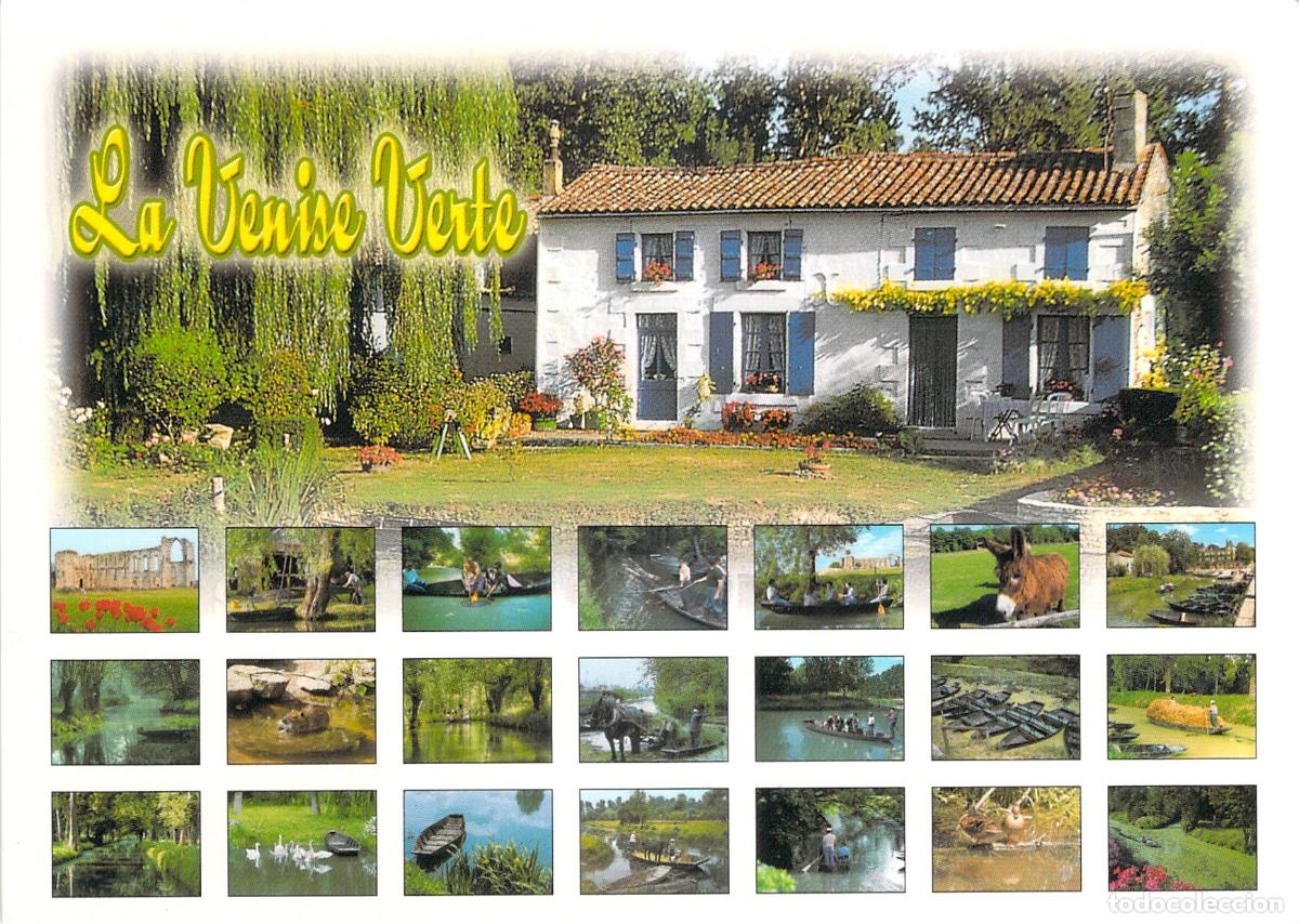 Cartoline: Postal de La Venise Verte en el Marais Poitevin Francia