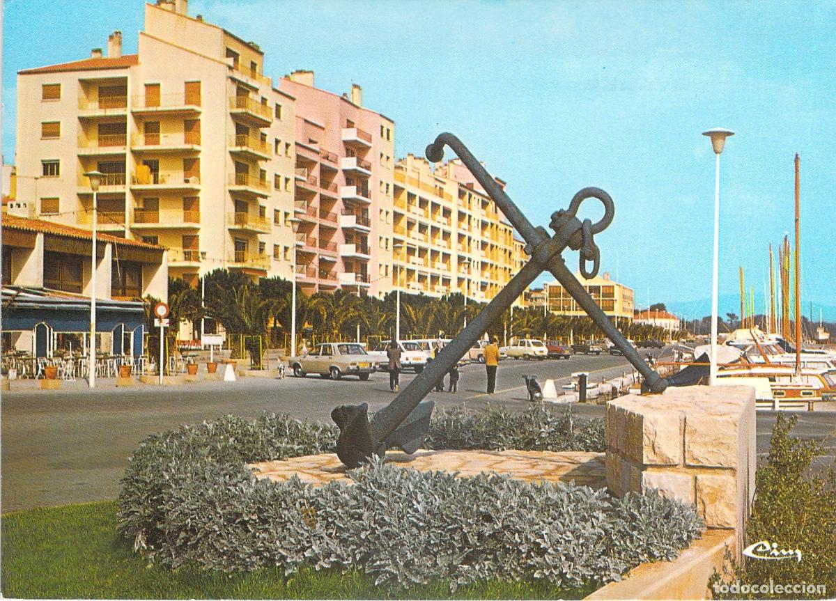 Cartoline: Postal de Hyeres Puerto Saint-Pierre en la Costa Azul