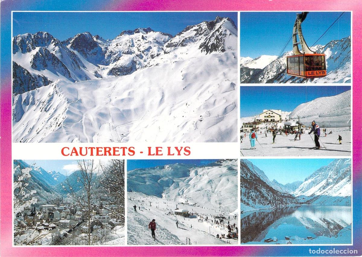 Postales: Postal de Cauterets Le Lys Estaci&oacute;n de Esqu&iacute; en los Pirineos