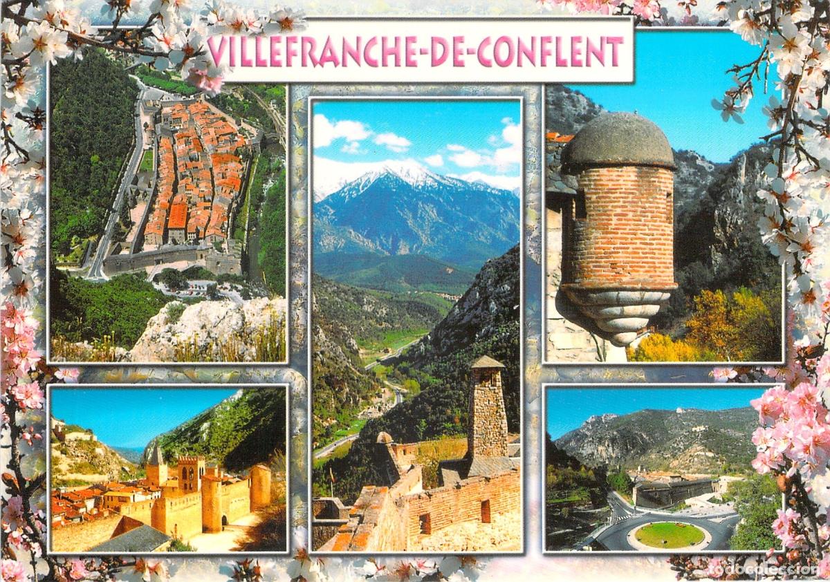 Postais: Postal de Villefranche-de-Conflent Pirineos Franceses