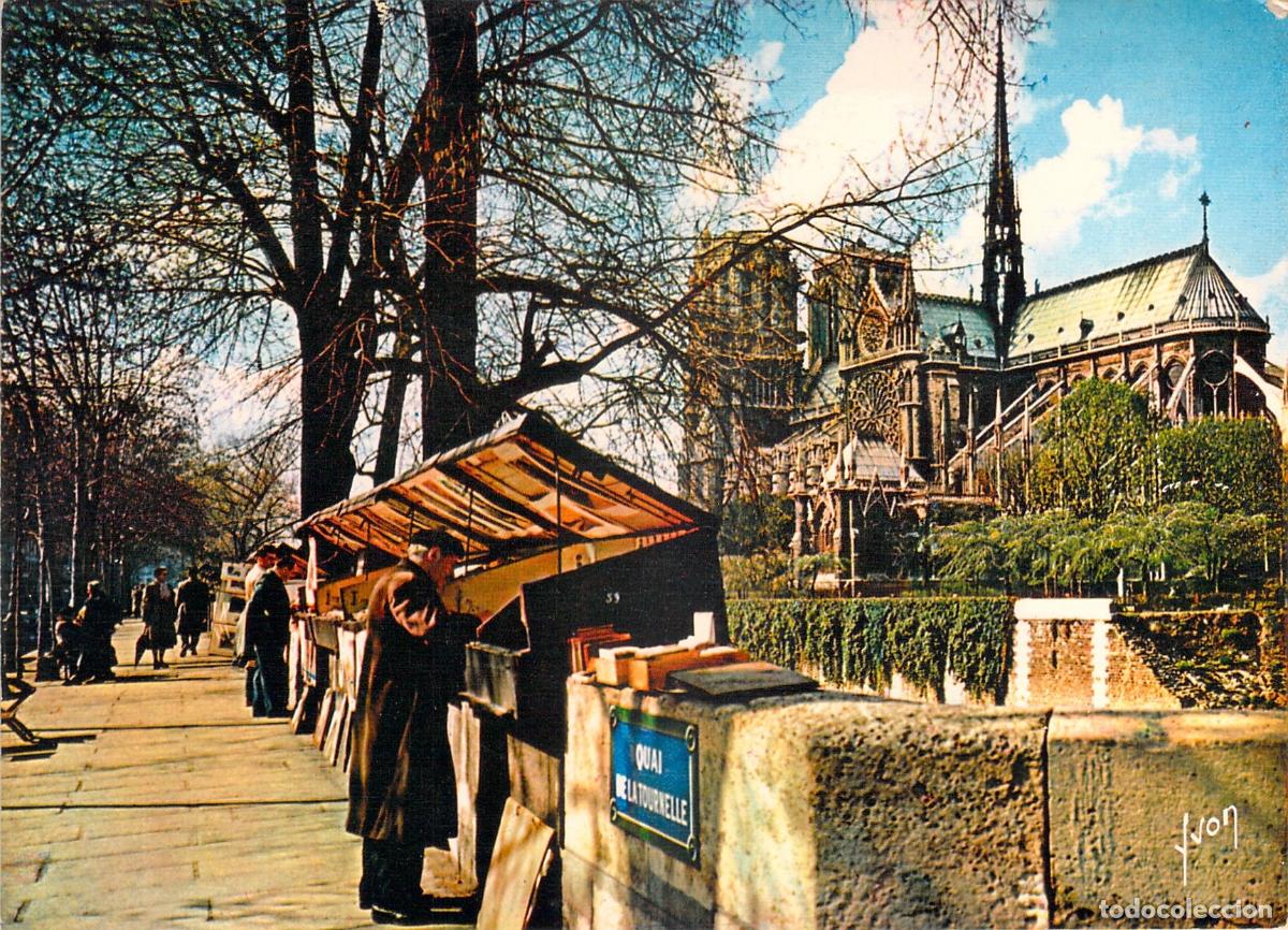 Postcards: Postal de los libreros del Quai de la Tournelle en Par&iacute;s