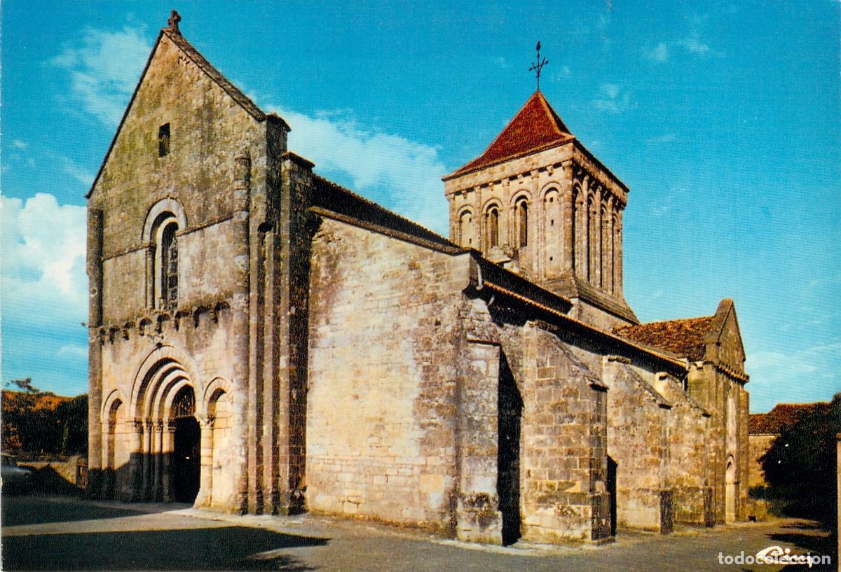 Postcards: Postal de la Iglesia de Courcome, Charente, Francia