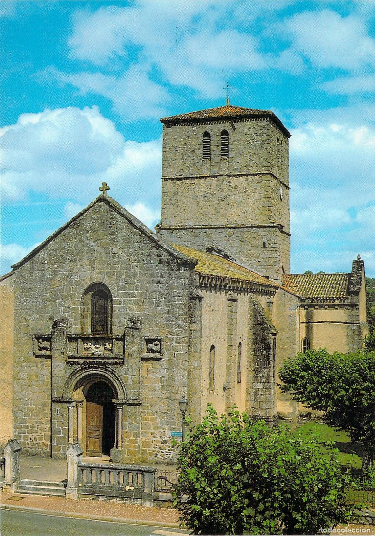 Postcards: Postal de la Iglesia Saint-Barthelemy en Confolens, Charente, Francia